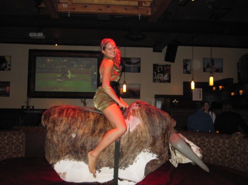 We started off in LA with dinner and an attempt to ride a mechanical bull